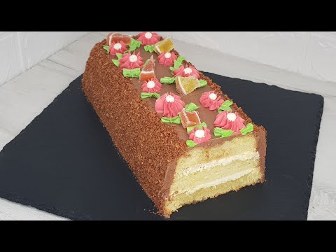Видео: Торт Сказка вкусный праздничный десерт из самых простых ингредиентов