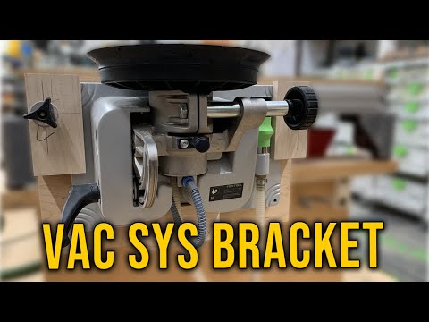 Видео: Изготовление кронштейна для вашего пылесоса Festool VAC SYS