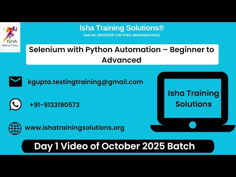 Видео: Видео «Selenium с Python, день 1» от 28 октября 2025 г. Позвоните нам или напишите в WhatsApp по ...