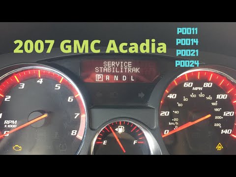 Видео: 2007 GMC Acadia Service Stabilitrak — без контроля тяги — часть 1 на английском языке