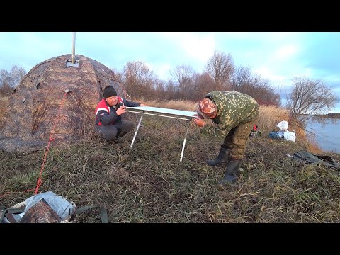 Видео: В ТАЙГУ В ОЖИДАНИИ ПЕРВОГО ЛЬДА! ТЯЖЕЛАЯ ЗАБРОСКА ЗА НАЛИМОМ \ ПАЛАТКА С ПЕЧКОЙ НАШ ДОМ, НА 4 ДНЯ!