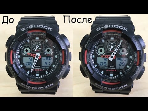 Видео: Калибровка часовой и минутной стрелки часов Casio G-Shock