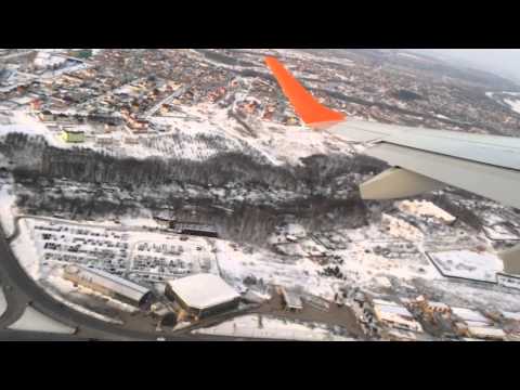 Видео: Саратов Embraer-195 Саратов аэропорт взлет январь 2014