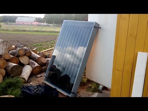 Видео: Изготовление водяного солнечного коллектора Часть 3,1 (Абсорбер, Испытание,установка в корпус )