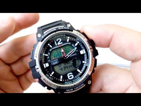 Видео: ЧАСЫ  ДЛЯ РЫБАКОВ WSC-1250H-1A CASIO / FISHING WATCH WSC-1250H