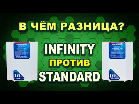 Видео: Сравнение стабилизаторов напряжения Infinity и Standard: какой из них лучше купить? (#Terravolt)