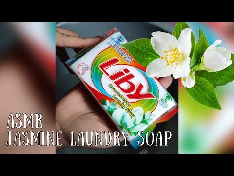 Видео: 🌸🧽JASMINE LAUNDRY SOAP ASMR | Жасминове Мило АСМР 🧺🧼