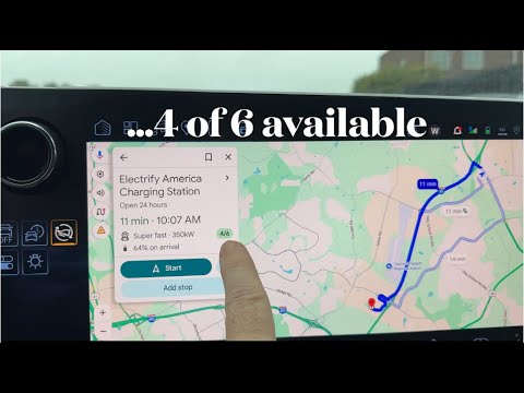 Видео: Тестирование новой интеграции Google Maps от Electrify America
