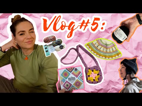 Видео: Vlog#5: вʼязальний влог | подкаст | granny square card deck | city hiker beanie | невдалі проекти