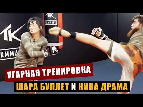 Видео: Шара Буллет настучал Нине Драме / Угарная тренировка перед UFC 308