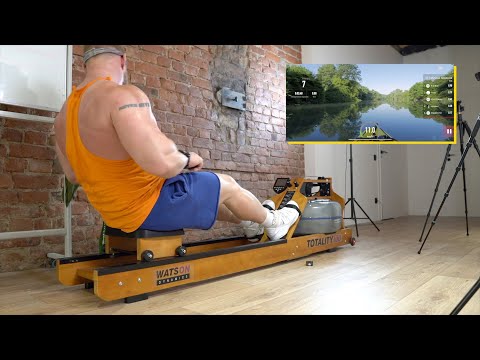 Видео: Новый домашний гребной тренажер.