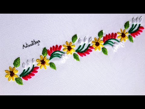 Видео: Как сделать декоративный бордюр с помощью ромашки