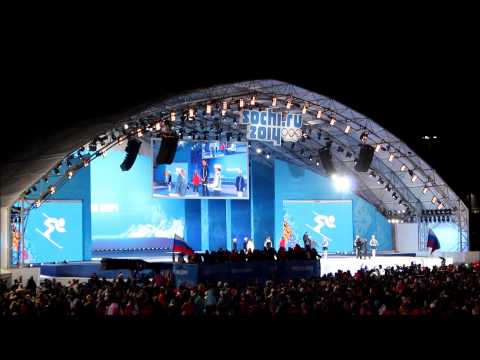 Видео: SOCHI 2014 Церемония награждения 20ч.14м.