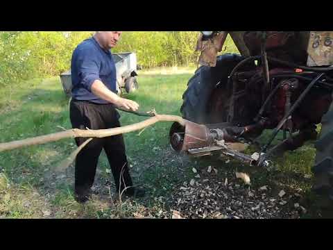 Видео: продам шнековий подрібнювач гілок +380 68 529 0210