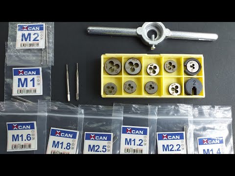 Видео: Набор метчики и лерки,для нарезания резьбы,инструмент часовщика.