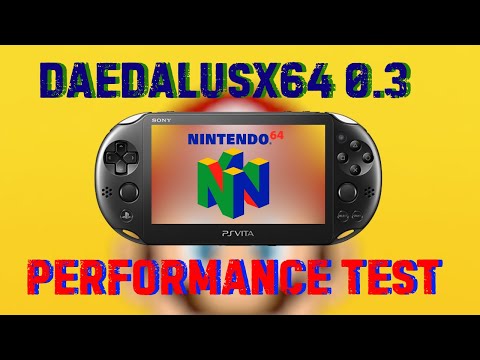 Видео: ★PS Vita - DaedalusX64 0.3 Демонстрация работоспособности