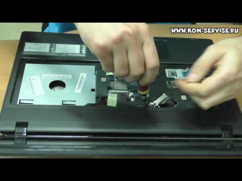 Видео: Инструкция по разборке, сборке и чистки от пыли ноутбука eMachines E529.  Замена термопасты.