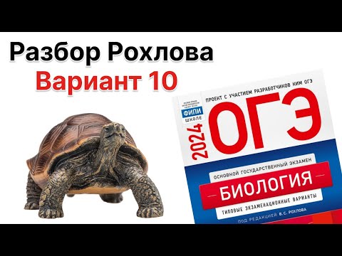 Видео: Разбор 10 варианта Рохлова 2024 г. | ОГЭ по БИОЛОГИИИ