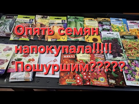 Видео: Опять не удержалась от покупок семян!!!!!🥰🥰🥰🌺🌺🌺🎉🎉🎉