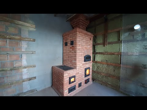 Видео: Отопительно-варочная печь с хлебной камерой. Часть 1