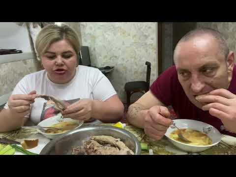 Видео: Мясо гороховый суп зелень мелень