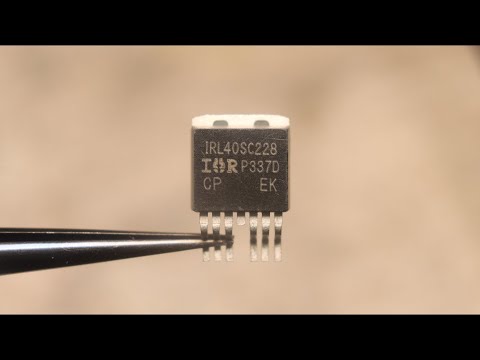 Видео: Супер мощные IRL40SC228 0,4мОм! Транзисторы из потустороннего мира