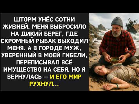 Видео: Волны выбросили меня на берег живой. Но для мужа моя гибель оказалась выгодной сделкой.