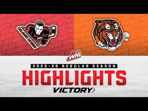 Видео: Calgary Hitmen против Medicine Hat Tigers 10/4 I WHL: лучшие моменты сезона 2025-26