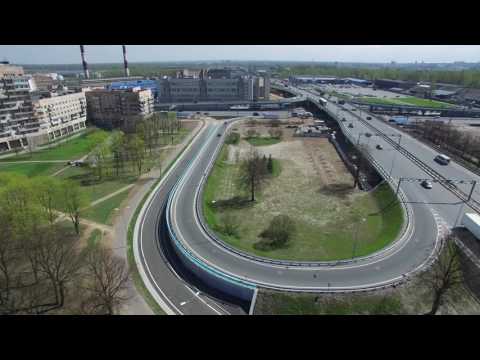 Видео: Развязка пр. Непокорённых и Пискарёвского пр.