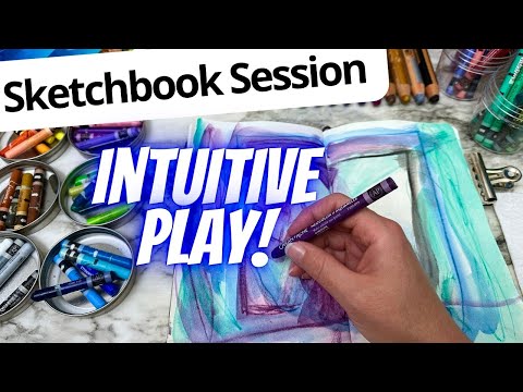 Видео: 🎨 ИСКУССТВО ДЛЯ СНЯТИЯ СТРЕССА 🔮 Интуитивный рисунок в моем альбоме