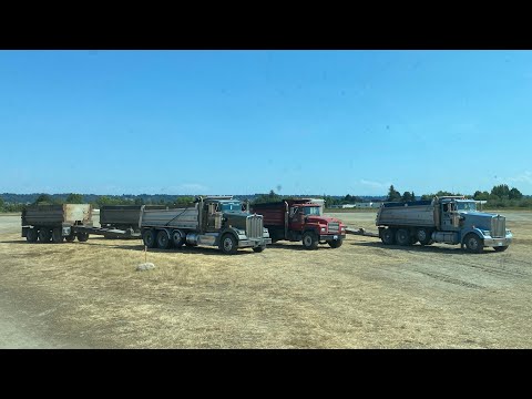 Видео: September 6,  Работа на самосвале в городе Сиэтл штат Вашингтон￼ Kenworth T800 dump trucking