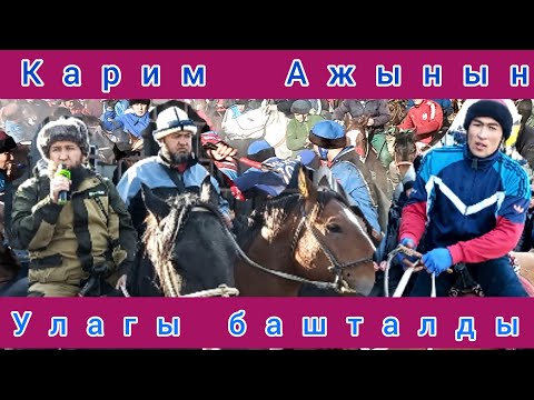 Видео: Карим Ажынын улагы  башталды.