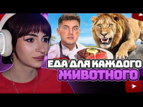 Видео: НЕЛЯ РЕЙ СМОТРИТ: Я Приготовил Еду Для Каждого Животного | Nick DiGiovanni | ДУБЛЯЖ