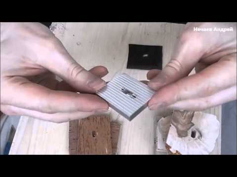 Видео: Нож из напильника. Рукоять.