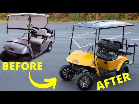 Видео: Перестройка гольф-кара CUSTOM с нуля, полностью электрическая