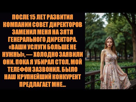 Видео: Совет директоров заменил меня зятем генерального директора после 15 лет, и тут зазвонил мой телефон.