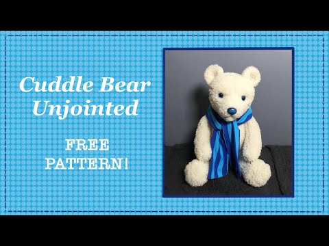 Видео: Как сделать плюшевого мишку без суставов! || Полное пошаговое руководство и БЕСПЛАТНЫЙ ШАБЛОН