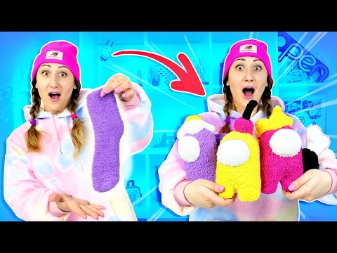 Видео: AMONG US из НОСКА Шок! ЛАЙФХАК как СДЕЛАТЬ!? ПРОВЕРКА Лайфхаков из TIK TOK