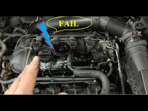 Видео: Audi A3 2.0 TFSI горит чек, антизанос, ABS, TPMS, троит двигатель.