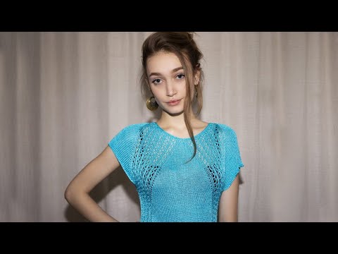 Видео: УЗОР спицами СЕТОЧКА.ЭФФЕКТНЫЙ И СУПЕРЛЕГКИЙ.МК