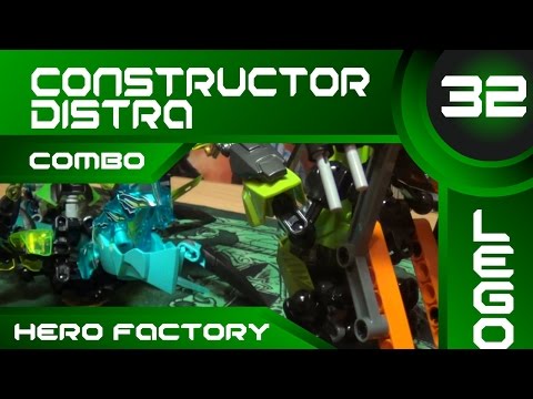 Видео: Constructor Distra - Обзор LEGO Hero Factory Combo models Summer Set 2014
