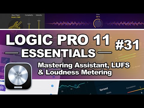 Видео: Logic Pro 11 - #31 Помощник мастеринга, LUFS и измерение громкости