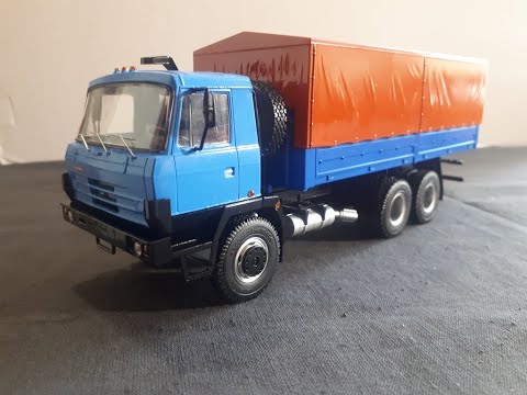 Видео: Бортовой автомобиль TATRA 815 V26 (AVD MODELS) сборка