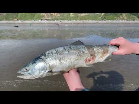 Видео: Магадан, ловим рыбу, отдыхаем на берегу  Охотского моря, на Нюкле шашлык на природе.
