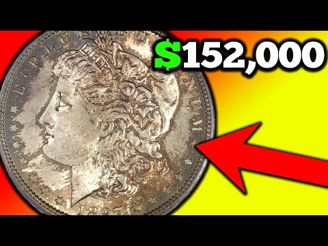 Видео: СУПЕРРЕДКИЕ серебряные монеты Моргана, стоящие целое состояние! Стоимость Моргана в долларах 1897...