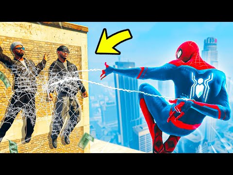 Видео: ЧЕЛОВЕК ПАУК В НОВОМ КОСТЮМЕ и НЕТ ПУТИ ДОМОЙ ВСЕ СЕРИИ в ГТА 5 МОДЫ! ОБЗОР МОДА в GTA 5 ВИДЕО MODS