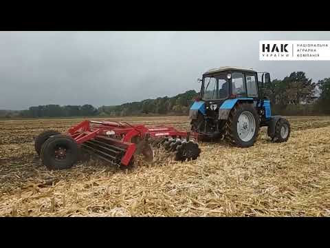 Видео: Борона дискова БДП-3.2 Pallada 3200 : робота в полі 2022 р