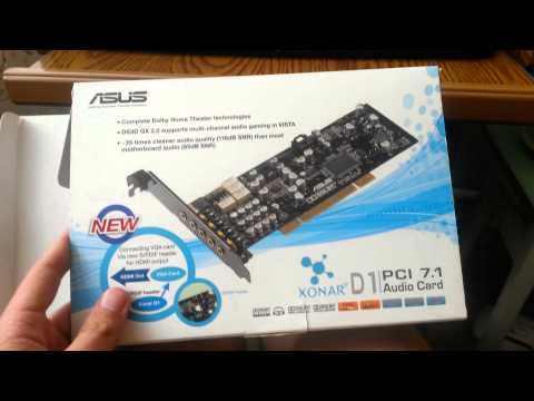Видео: Asus Xonar D1 Обзор