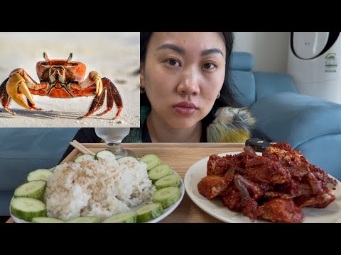 Видео: МАРИНОВАННЫЕ КРАБЫ 🦀/МУКБАНГ ПОЧТИ АСМР