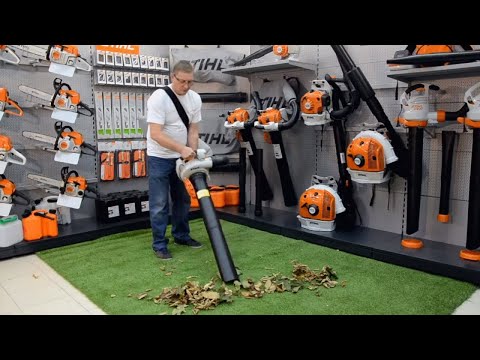 Видео: Бензиновые воздуходувки пылесосы Штиль Stihl BG 86, SH 56, SH 86: Обзор